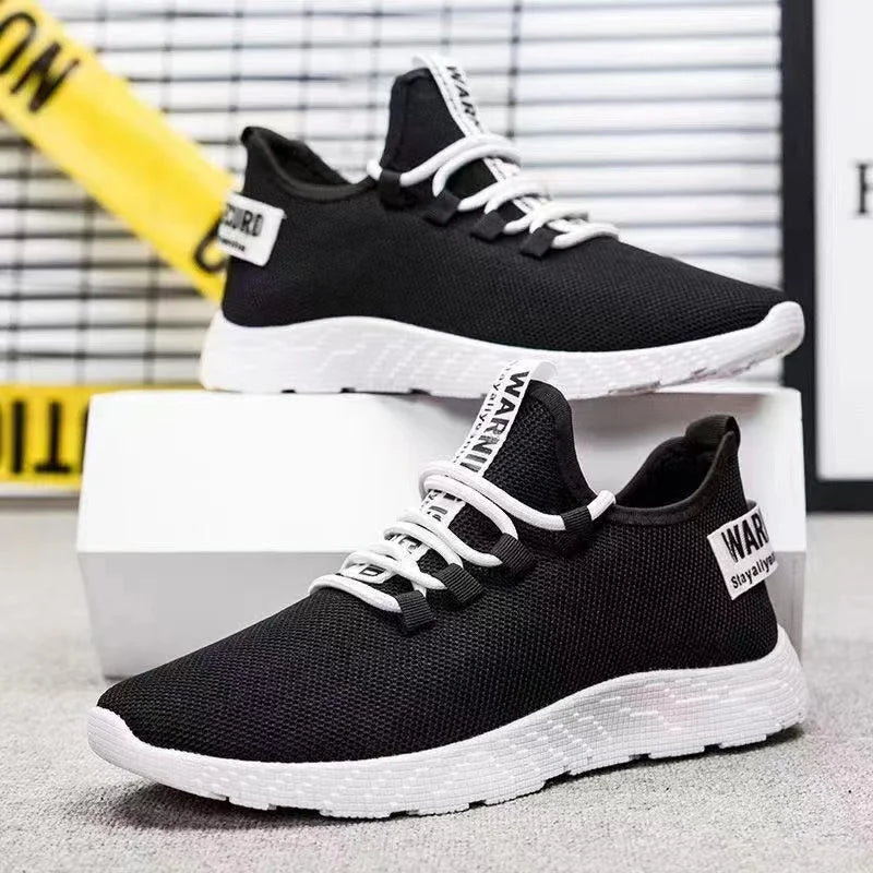 Male's sneakers casual lightweight mesh sports shoes summer men's outdoor soft sole Breathable comfort fashion tide running shoe