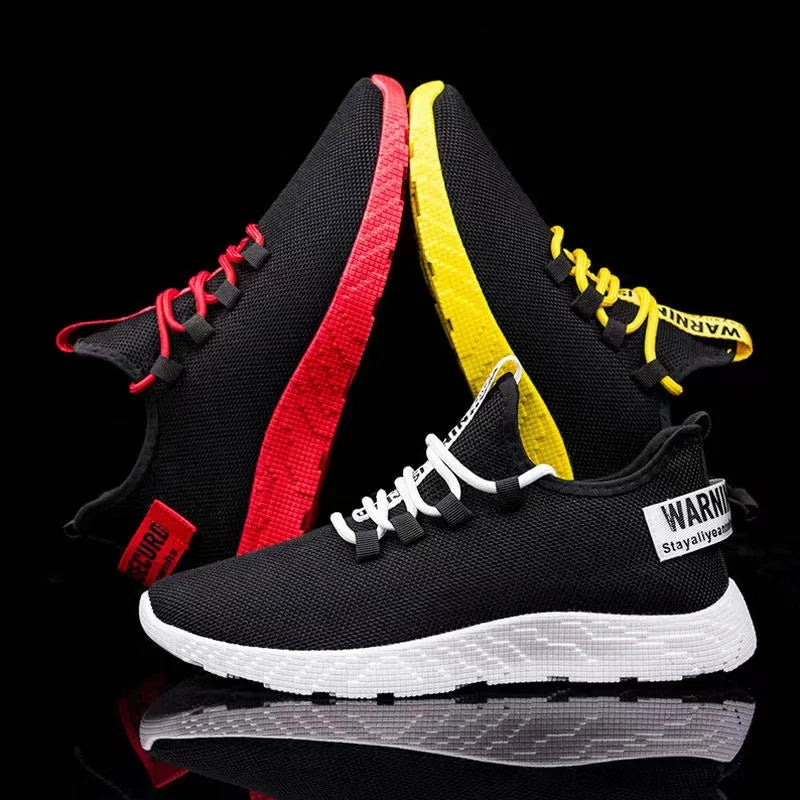 Male's sneakers casual lightweight mesh sports shoes summer men's outdoor soft sole Breathable comfort fashion tide running shoe